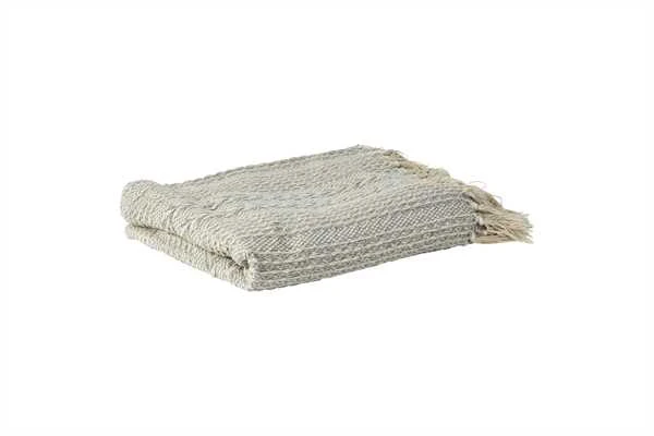 Plaid M/frynser 130x170cm - Grey 1 Plaid M/frynser 130x170cm - Grey