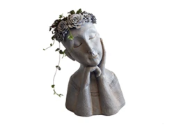 Skjuler Ansigt- Og Hoved Figur - 24x18x35 Cm.