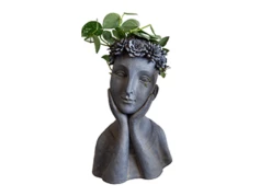 Skjuler Ansigt- Og Hoved Figur - 28x22x43 Cm.