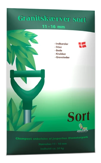 GRANITSKÆRVER SORT 20KG CHAMPOST 1 GRANITSKÆRVER SORT 20KG CHAMPOST